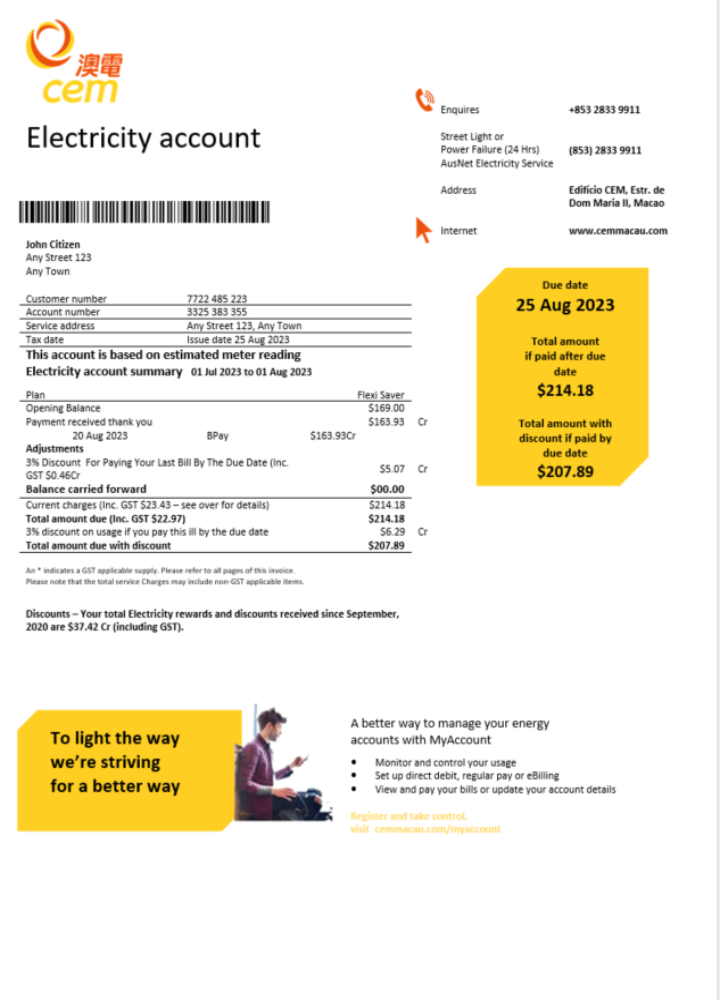  Minol USA business utility bill 